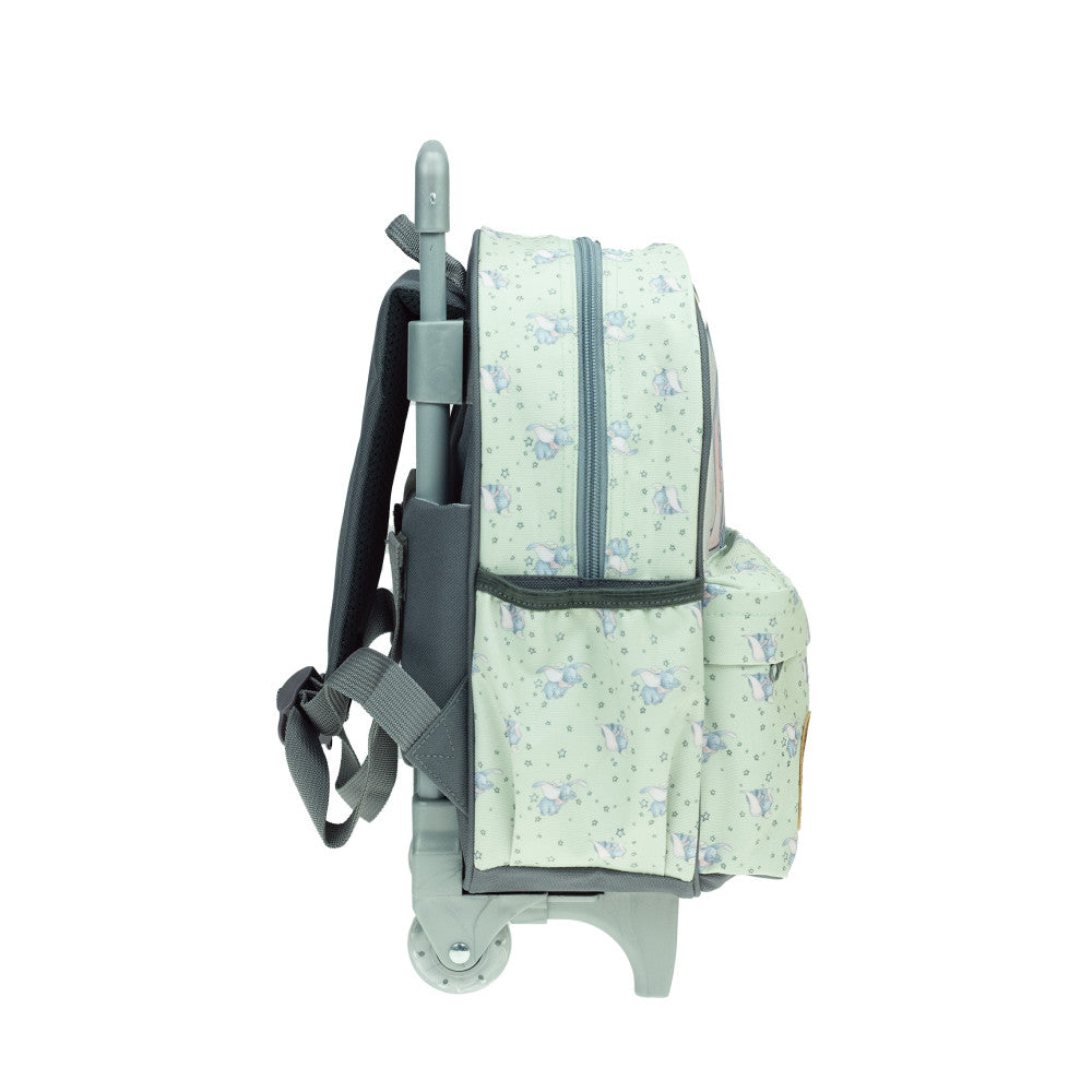 Disney Dumbo Fly Disney Dumbo rollender Kindergartenrucksack für Kinder – 30 x 25 x 15 cm