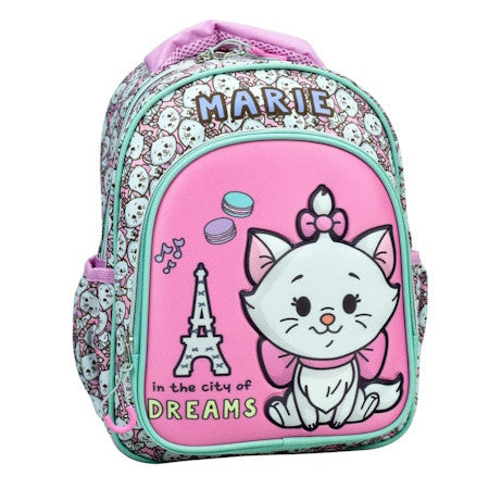 Sac à dos maternelle Disney Les Aristochats Marie pour enfants – 30 x 25 x 15 cm