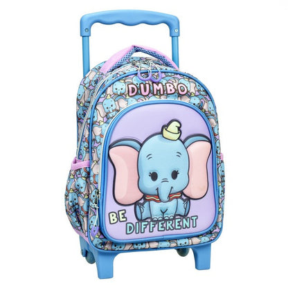 Disney Dumbo Be Different rollender Kindergartenrucksack für Kinder – 30 x 25 x 15 cm