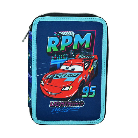 Disney Cars Lightning 2 Etagen Federmäppchen für Kinder – 13 x 20 x 7 cm