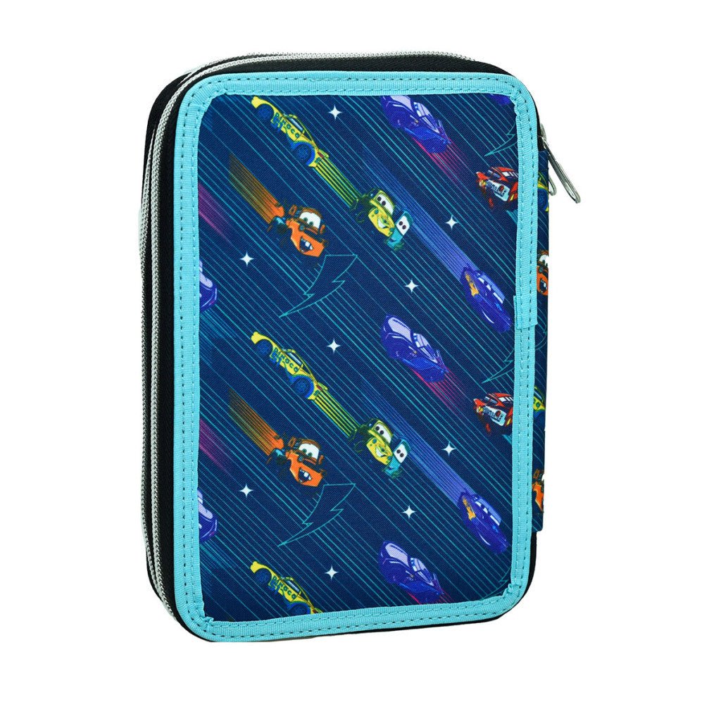 Disney Cars Lightning 2 Etagen Federmäppchen für Kinder – 13 x 20 x 7 cm