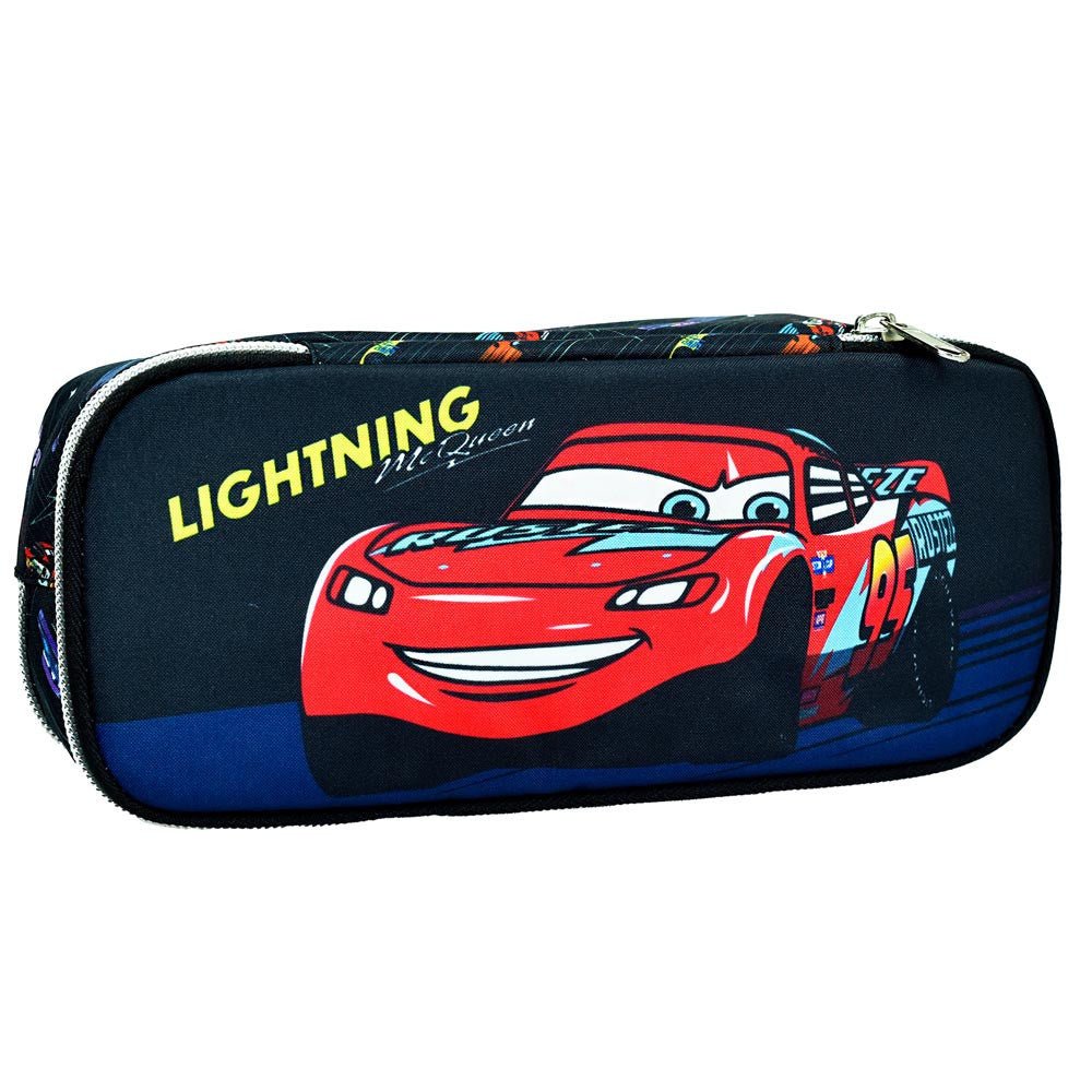 Disney Cars Lightning mit 2 Fächern Federmäppchen für Kinder – 26 x 6 x 10 cm
