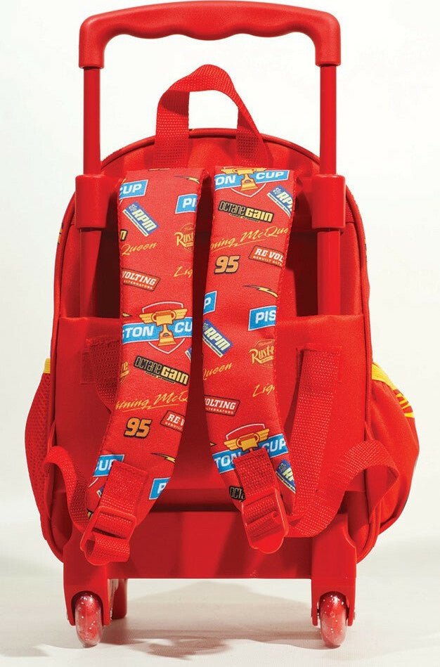 Disney Cars Piston Cup rollender Kindergartenrucksack für Kinder – 30 x 25 x 15 cm