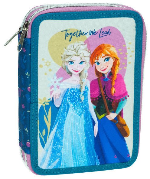Disney Eiskönigin Together mit 2 Ebenen Federmäppchen für Kinder – 13 x 20 x 7 cm