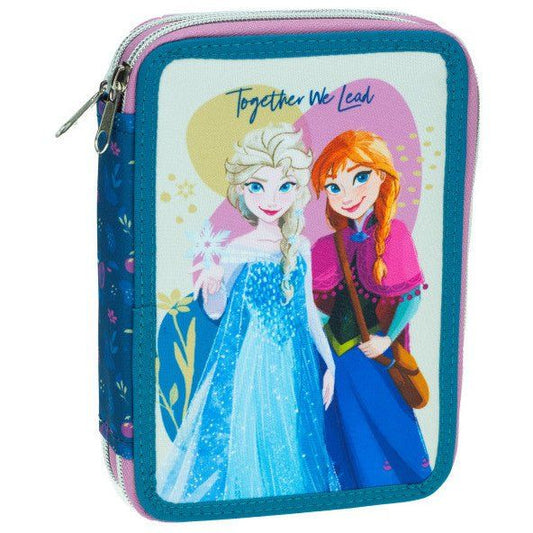 Disney Eiskönigin Together mit 2 Ebenen Federmäppchen für Kinder – 13 x 20 x 7 cm
