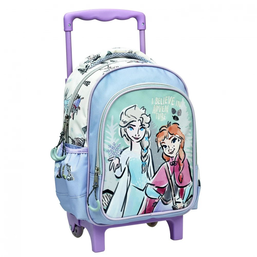 Disney Eiskönigin Adventure rollender Kindergartenrucksack für Kinder – 30 x 25 x 15 cm