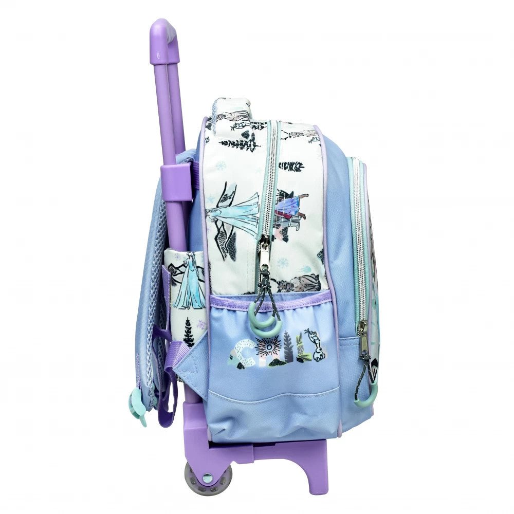 Disney Eiskönigin Adventure rollender Kindergartenrucksack für Kinder – 30 x 25 x 15 cm