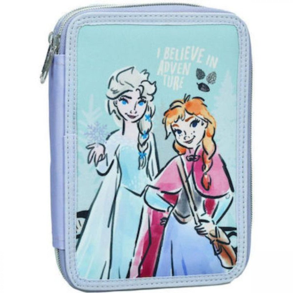 Disney Eiskönigin Adventure mit 2 Ebenen Federmäppchen für Kinder – 13 x 20 x 7 cm