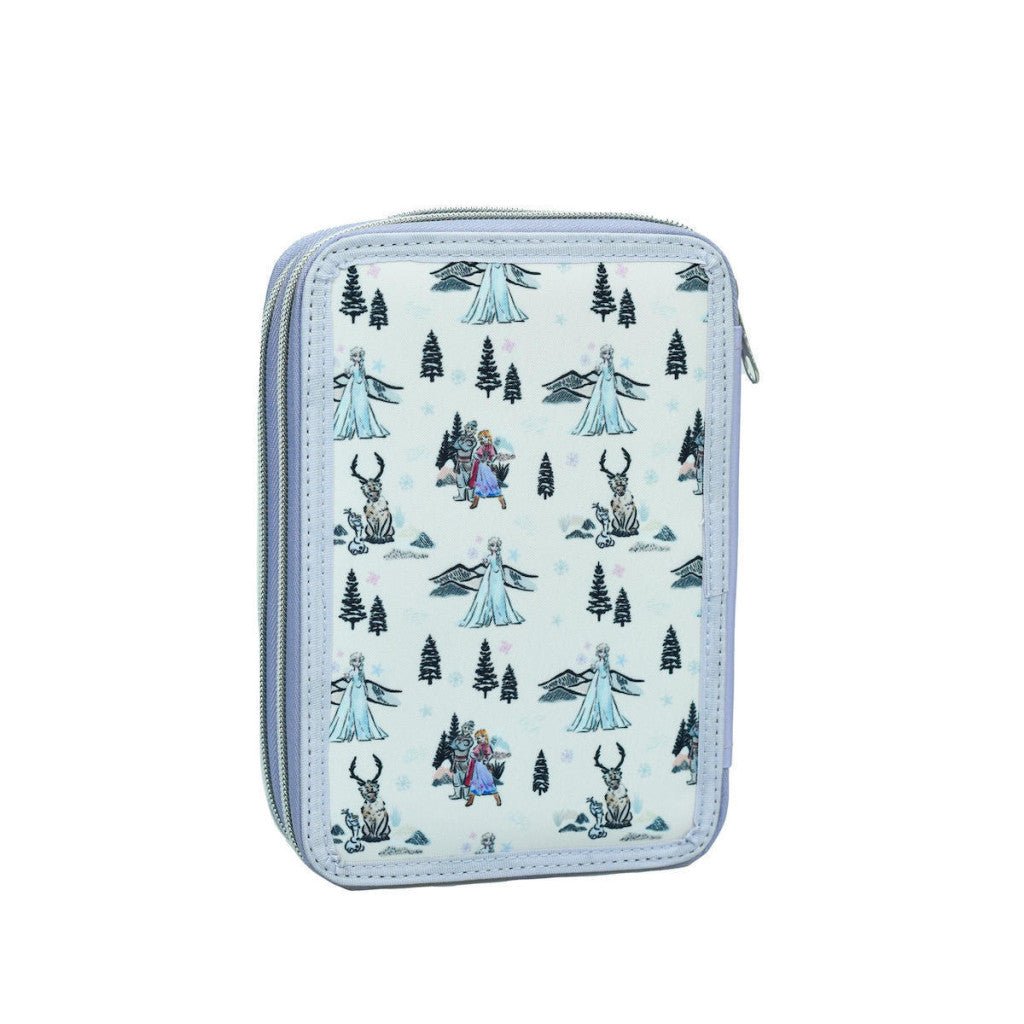 Disney Eiskönigin Adventure mit 2 Ebenen Federmäppchen für Kinder – 13 x 20 x 7 cm