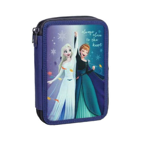 Disney Eiskönigin Idyllic 2-stöckig Federmäppchen für Kinder – 13 x 20 x 7 cm