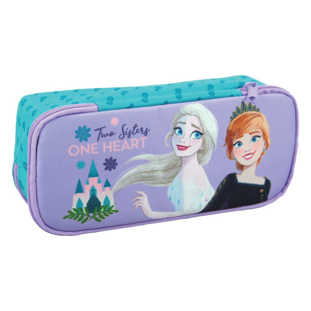Disney Eiskönigin Modern Magic mit 2 Fächern Federmäppchen für Kinder – 26 x 6 x 10 cm