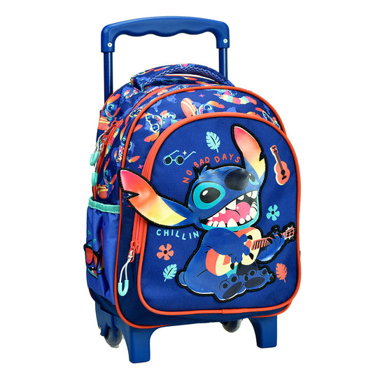 Disney Lilo and Stitch Chillin' Rolling Preschool Backpack for Kids - 30 x 25 x 15 cm