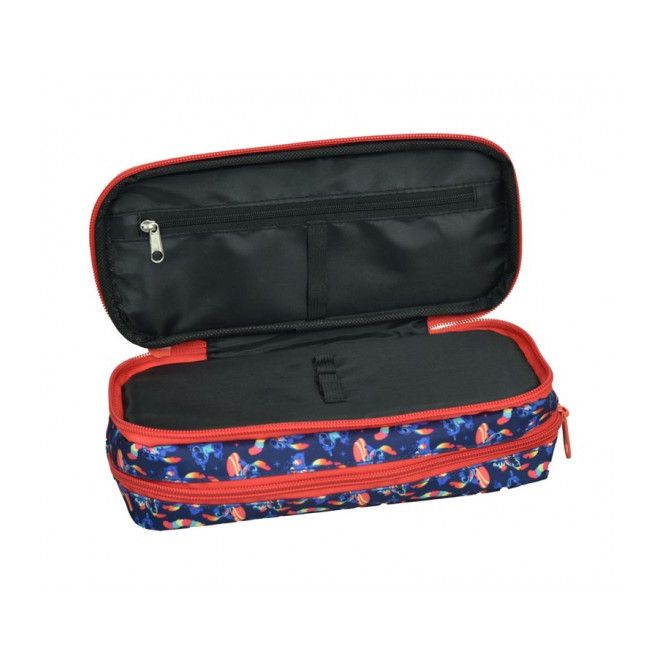 Trousse Disney Lilo et Stitch Chillin' avec 2 compartiments pour enfants – 24 cm