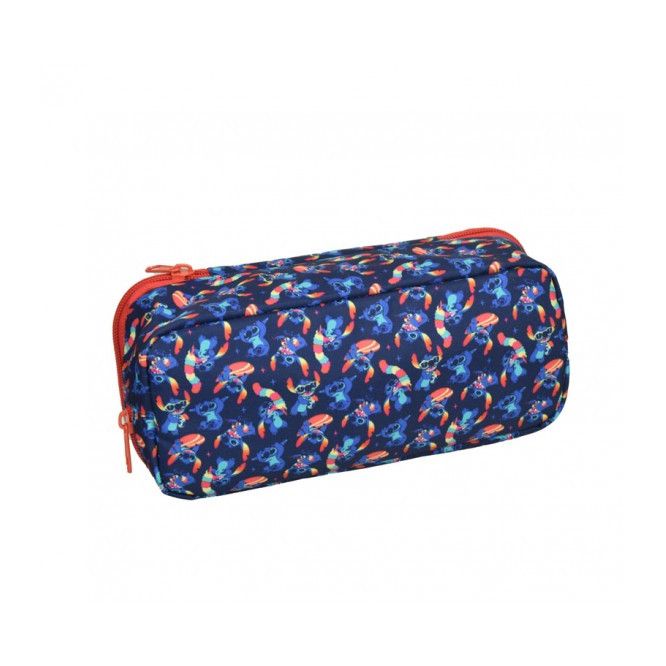 Trousse Disney Lilo et Stitch Chillin' avec 2 compartiments pour enfants – 24 cm
