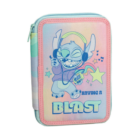 Disney Lilo and Stitch Blast 2-Tier Kids' Pencil Case – 13 x 20 x 7 cm