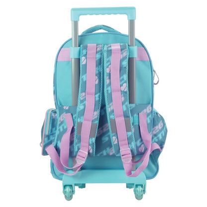 Disney Lilo und Stitch Brush It Out Premium Rollrucksack, 46 cm Schultasche mit Rollen für Kinder – 46 × 35 × 20 cm