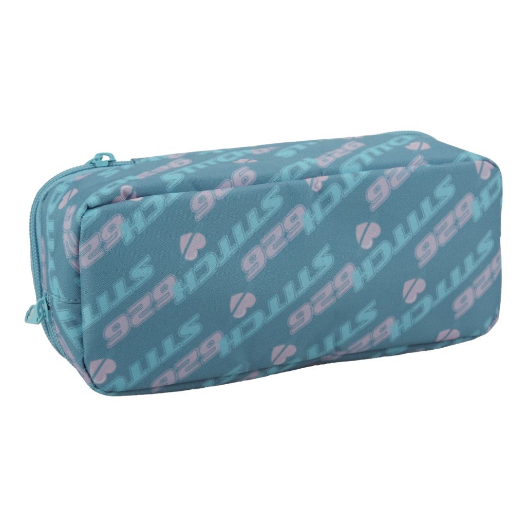 Trousse double Disney Lilo et Stitch Brush It Out pour enfants – 26 x 6 x 10 cm