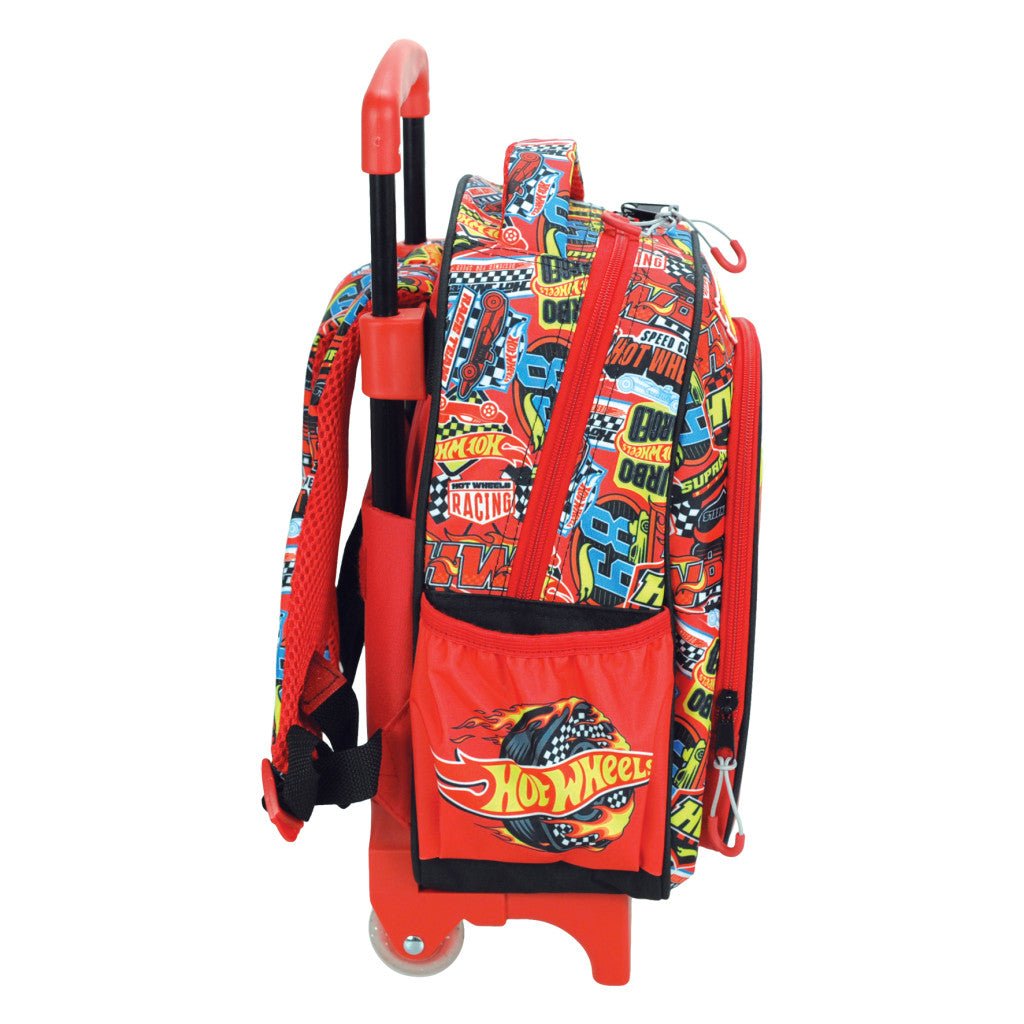 Hot Wheels Race to Win Rollender Kindergartenrucksack für Kinder – 30 x 25 x 15 cm