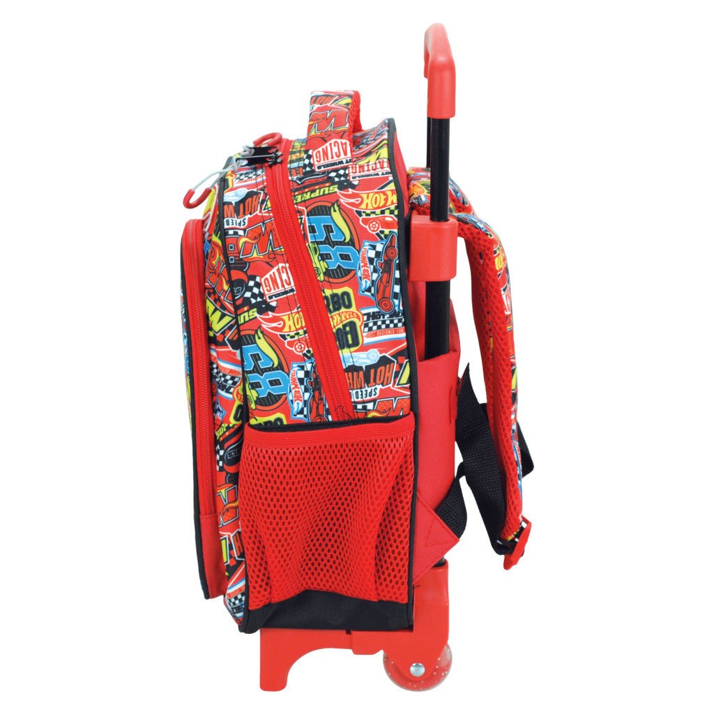 Hot Wheels Race to Win Rollender Kindergartenrucksack für Kinder – 30 x 25 x 15 cm