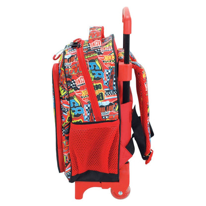 Hot Wheels Race to Win Rollender Kindergartenrucksack für Kinder – 30 x 25 x 15 cm