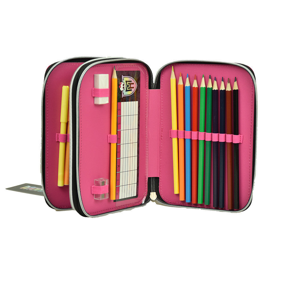 Barbie Summer Pencil Case for Kids - 13 x 20 x 7 cm