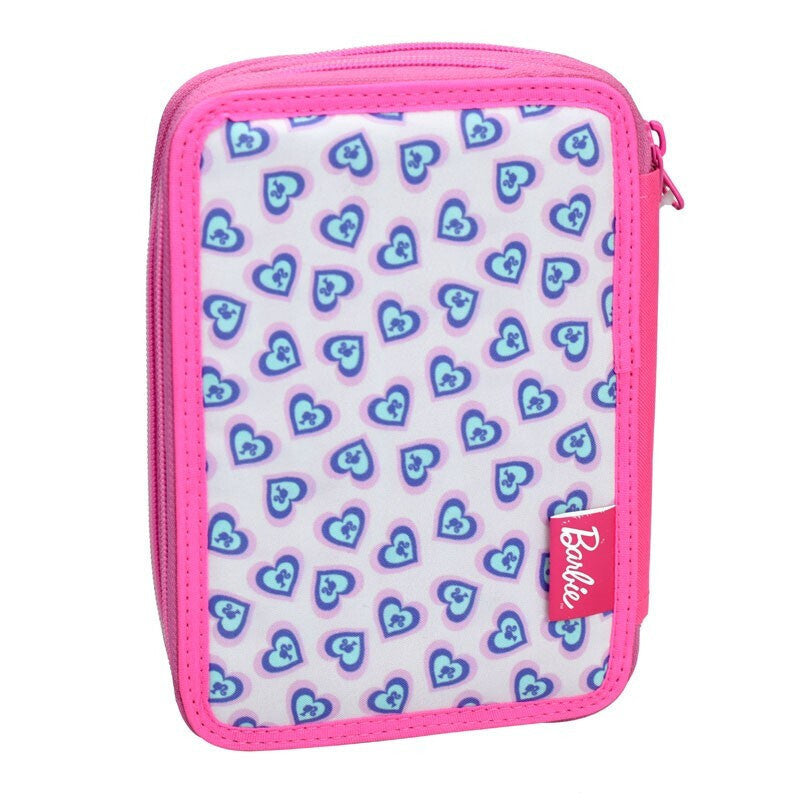 Barbie Summer Pencil Case for Kids - 13 x 20 x 7 cm