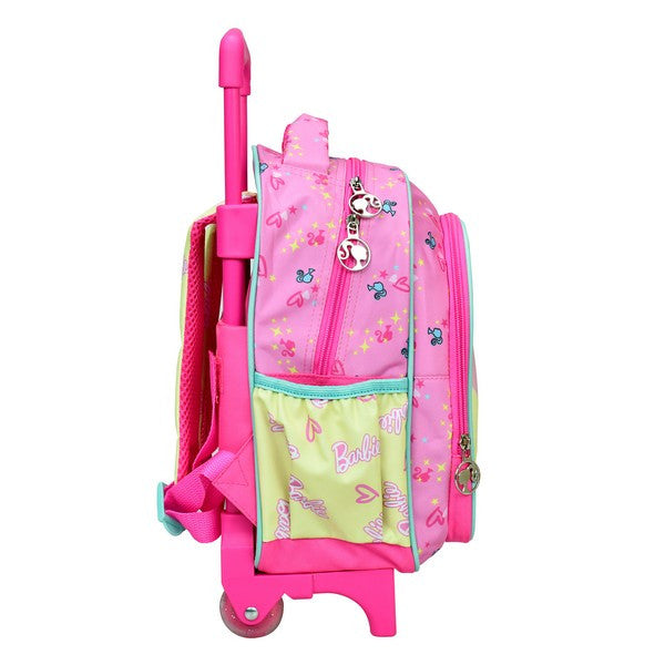 Sac à dos trolley maternelle Barbie Happy Thoughts pour enfant – 30 x 25 x 15 cm