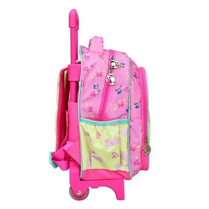 Sac à dos trolley maternelle Barbie Happy Thoughts pour enfant – 30 x 25 x 15 cm