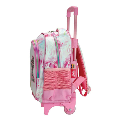 Sac à dos maternelle à roulettes Barbie Paints pour enfants – 30 x 25 x 15 cm