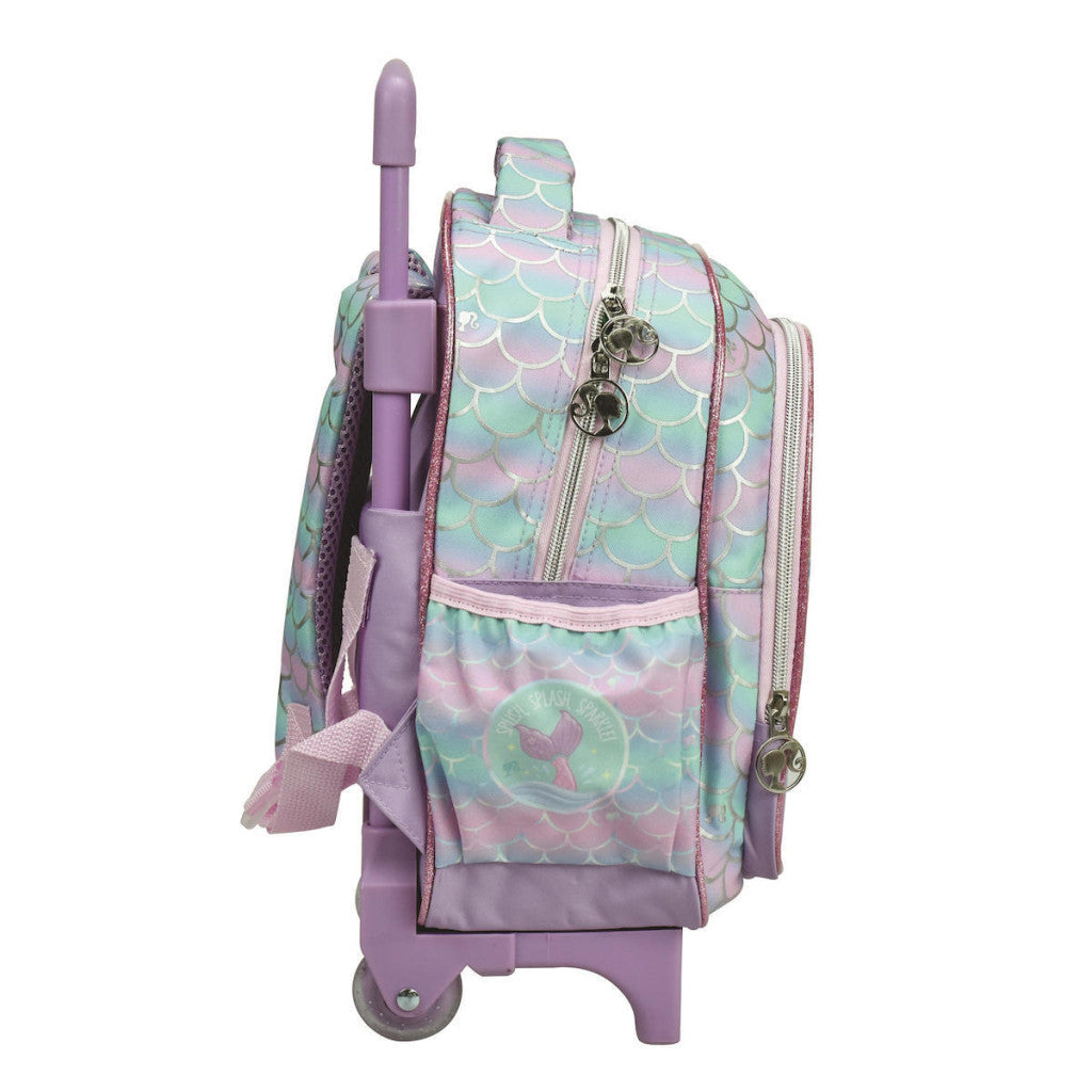 Barbie Sparkle sac à dos maternelle roulant pour enfants – 30 x 25 x 15 cm