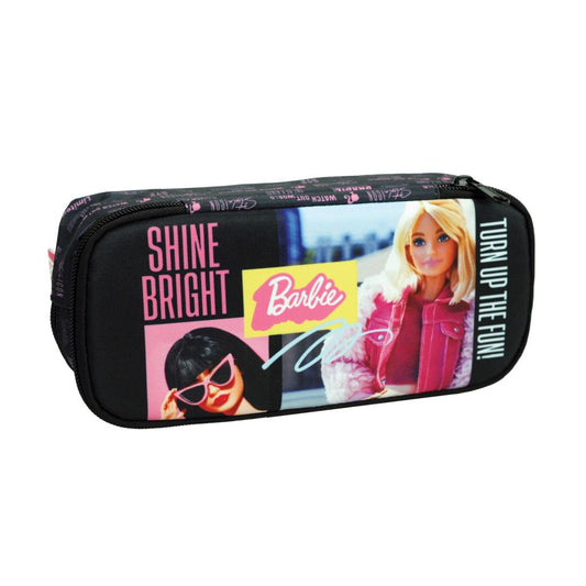 Barbie Shine Bright Two-Compartment Pencil Case for Children - 26 x 6 x 10 cm