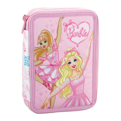 Barbie Ballerina Federmäppchen für Kinder – 12,5 x 19,5 x 4,5 cm