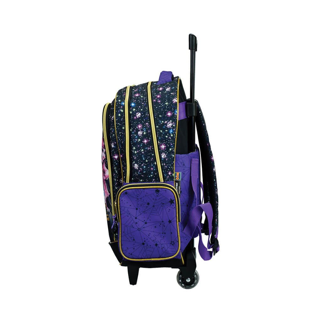Monster High Crew Rollender , 46 cm Schultasche mit Rollen für Kinder – 46 × 35 × 20 cm