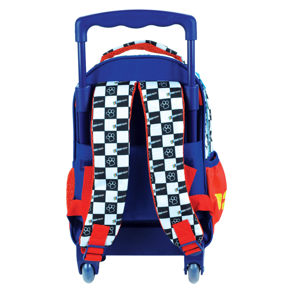 Paw Patrol Chase Racing Rollender Kindergartenrucksack für Kinder – 30 x 25 x 15 cm