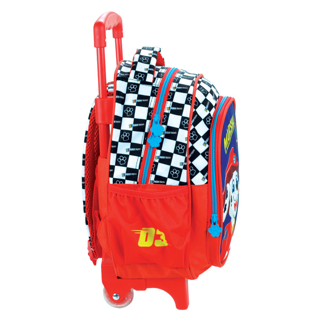 Paw Patrol Marshall Racing Sac à Dos Maternelle Enfant Roulant – 30 x 25 x 15 cm