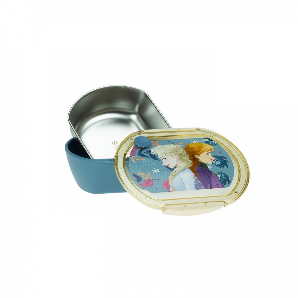 Disney Eiskönigin Explore Essensbox mit Edelstahl-Thermo-Aufbewahrung Brotdose mit einem Fach für Kinder – 7 × 5 cm, BPA-frei