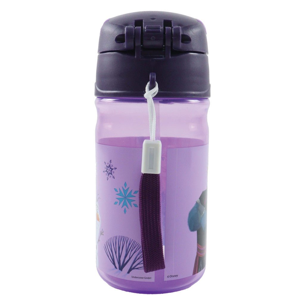Disney Eiskönigin Modern Magic Kunststoff-Trinkflasche mit Strohhalm für Kinder – 350 ml, BPA-frei