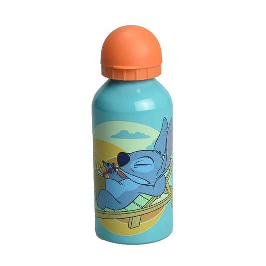 Disney Lilo and Stitch Chill Aluminium Drinking Bottle with Spout for Kids - 400 ml