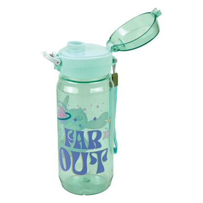 Disney Lilo und Stitch Blast Kunststoff-Trinkflasche mit Klappverschluss für Kinder – 600 ml, BPA-frei