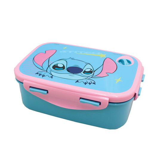 Disney Lilo and Stitch Alien 626 Microwave-Safe Lunch Box for Kids - 18 x 13 x 7 cm