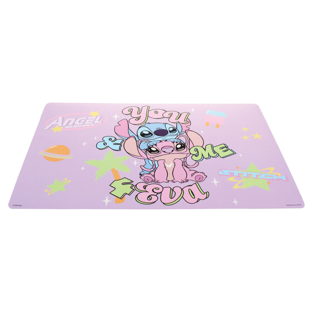 Disney Lilo und Stitch Forever Tischunterlage für Kinder – 43 × 28 cm, Kunststoff