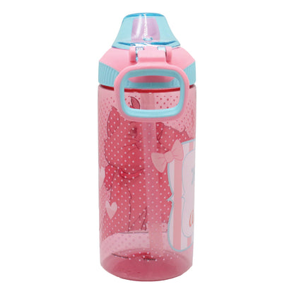 Disney Marie Adorable Kunststoff-Trinkflasche mit Strohhalm für Kinder – 450 ml