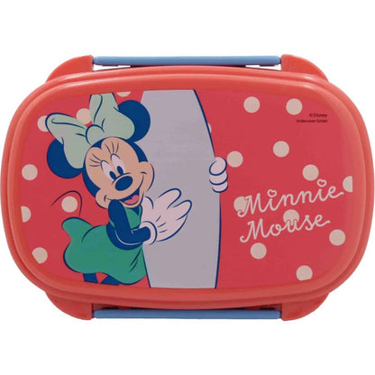 Disney Minnie Summer Brotdose mit Besteck für Kinder – 18 × 13 × 6,5 cm