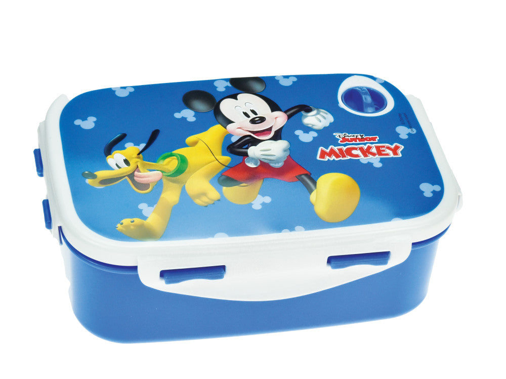 Disney Mickey Blue Mikrowellengeeignete Brotdose für Kinder – 18 × 13 × 7 cm
