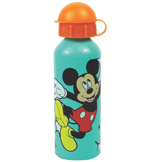 Disney Mickey Fun Times Aluminium-Trinkflasche mit Trinkverschluss für Kinder – 520 ml