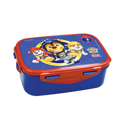 Paw Patrol Knights Boîte à goûter micro-ondable pour enfants – 18 × 13 × 7 cm
