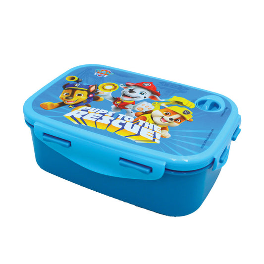 Boîte à goûter micro-ondable Pat' Patrouille Best Team pour enfants – 18 × 13 × 7 cm