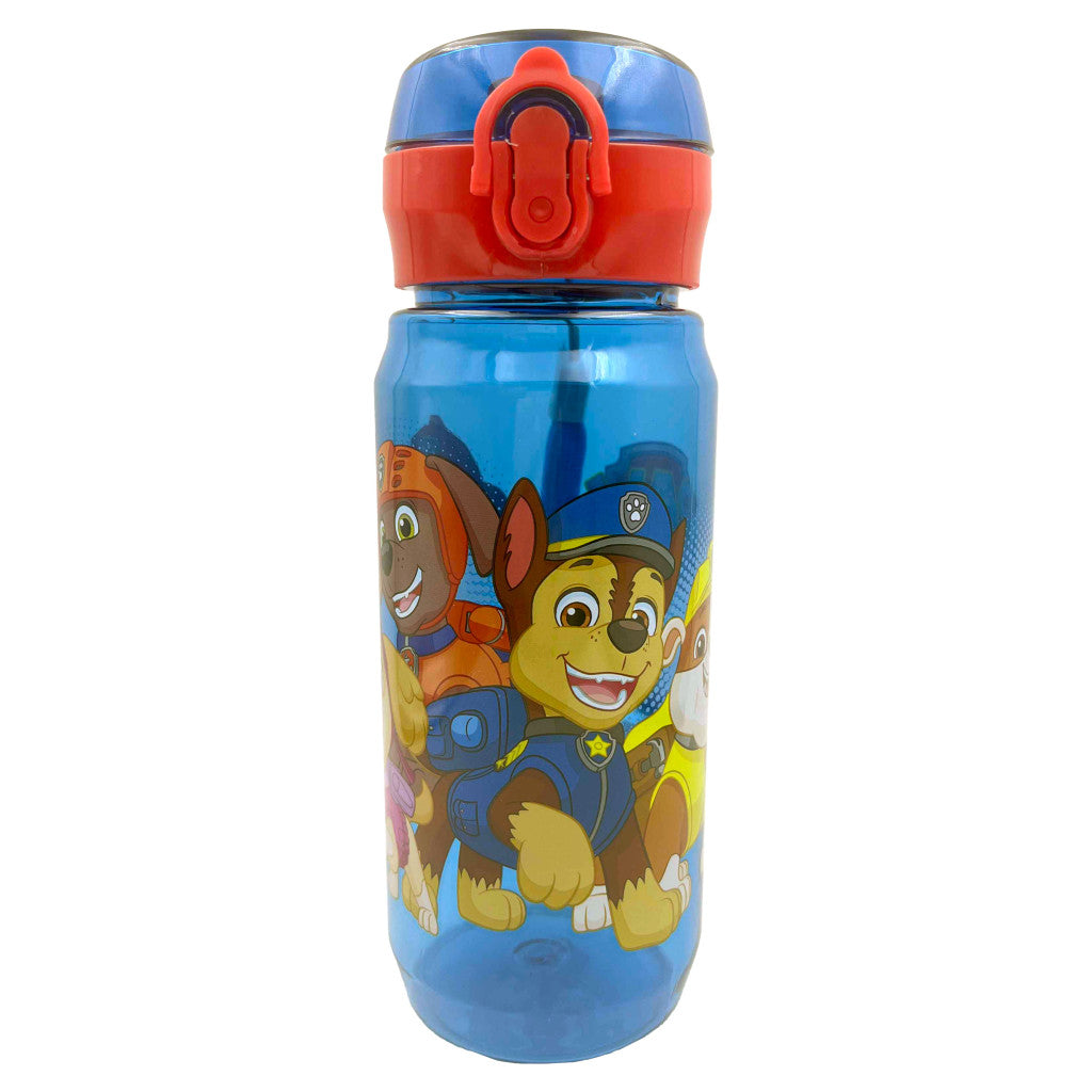 Paw Patrol Best Team Kunststoff-Trinkflasche mit Klappverschluss für Kinder – 600 ml, BPA-frei