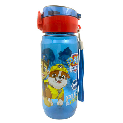 Paw Patrol Best Team Kunststoff-Trinkflasche mit Klappverschluss für Kinder – 600 ml, BPA-frei