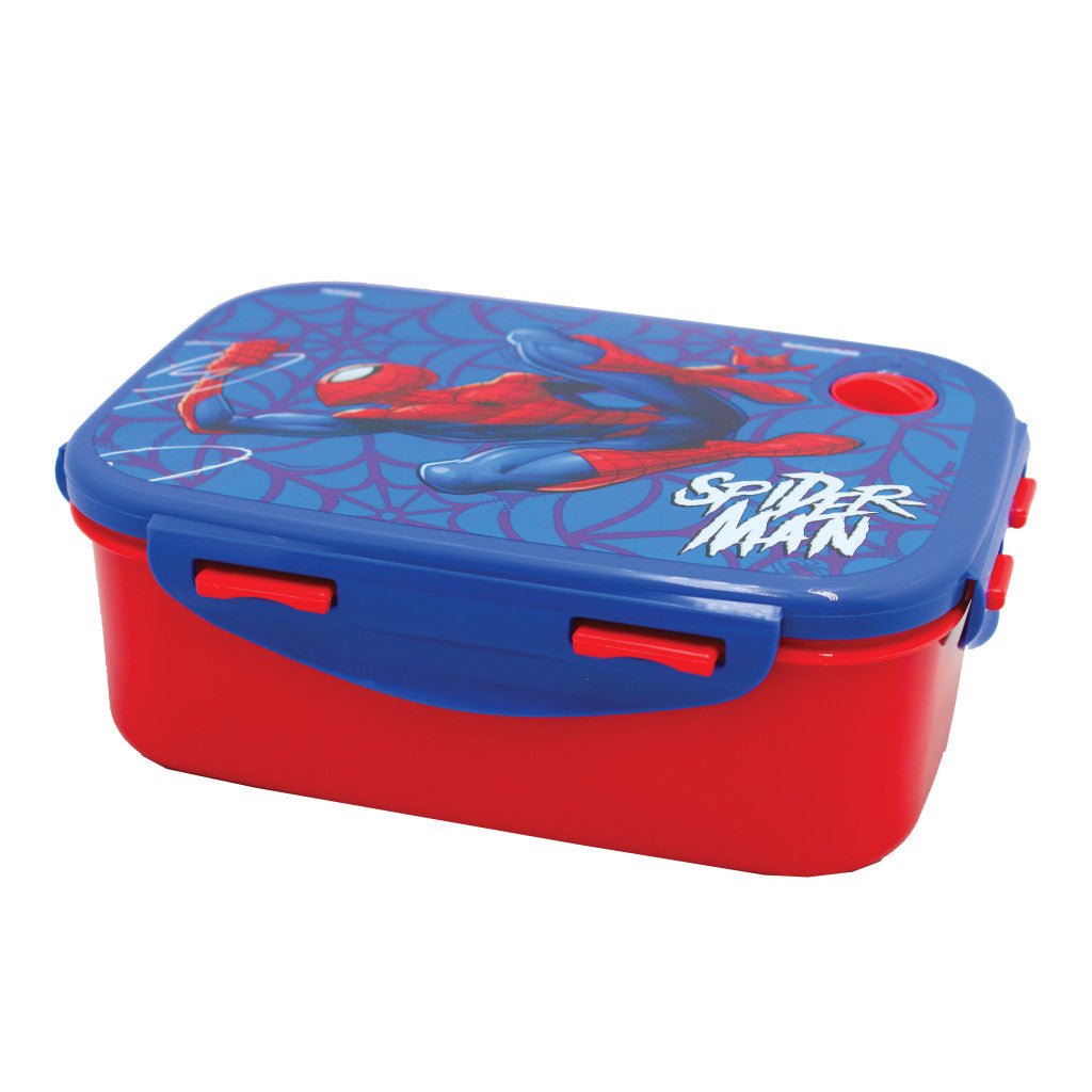 Spiderman Evergreen Sandwich-Box Mikrowellengeeignete Brotdose für Kinder – 18 × 13 × 7 cm